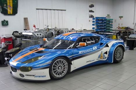 Lotus Evoraen i ny bemaling til Le Mans